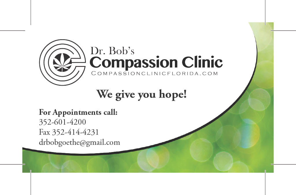 Dr. Bob's Compassion Clinic Ad - Click to visit!