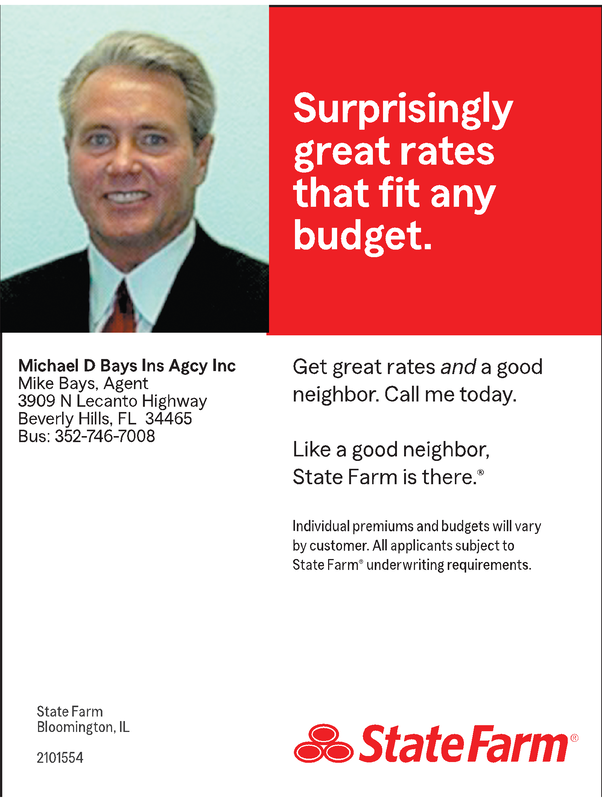 Mike Bays State Farm Ad - Click to visit!
